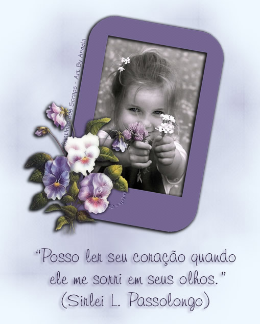 Posso ler seu coração quando ele me sorri em seus olhos...