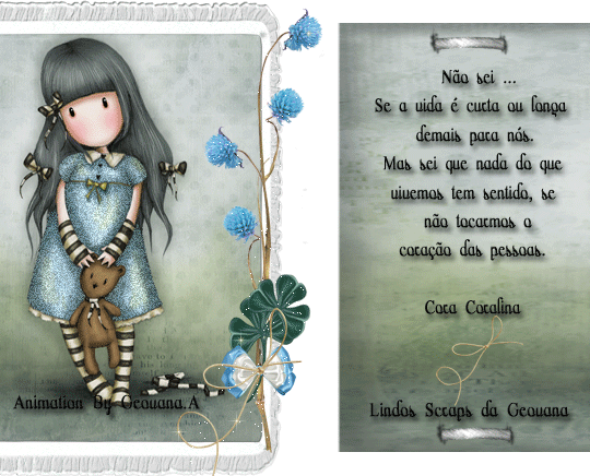 Não sei... Se a vida é curta ou longa demais para nós...