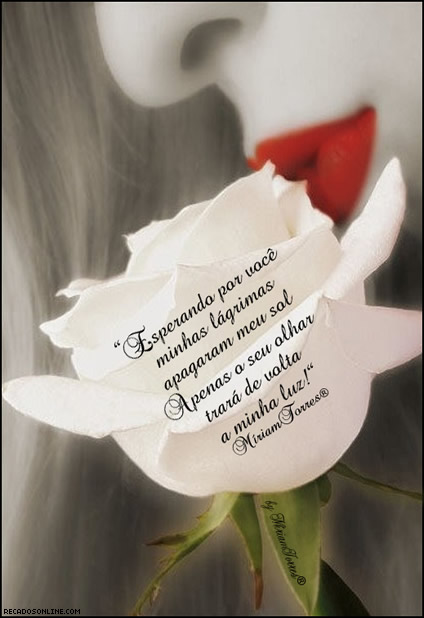 Esperando por você, minhas lágrimas apagaram meu sol. Apenas o...