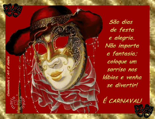 São dias de festa e alegria. Não importa a fantasia; coloque...