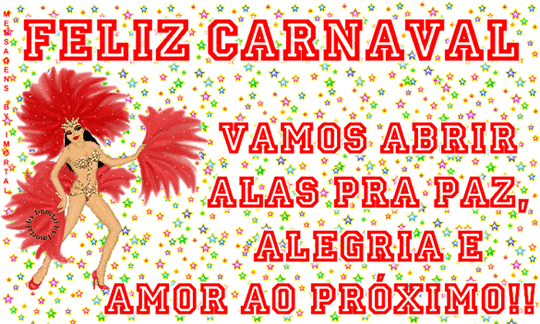 Feliz Carnaval Vamos abrir alas pra paz, alegria e amor ao próximo!!