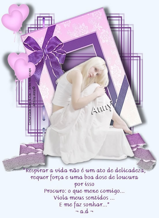 Respirar a vida não é um ato de delicadeza, requer...