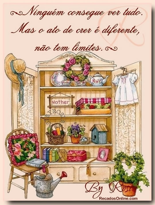 Ninguém consegue ver tudo. Mas o ato de crer é diferente...