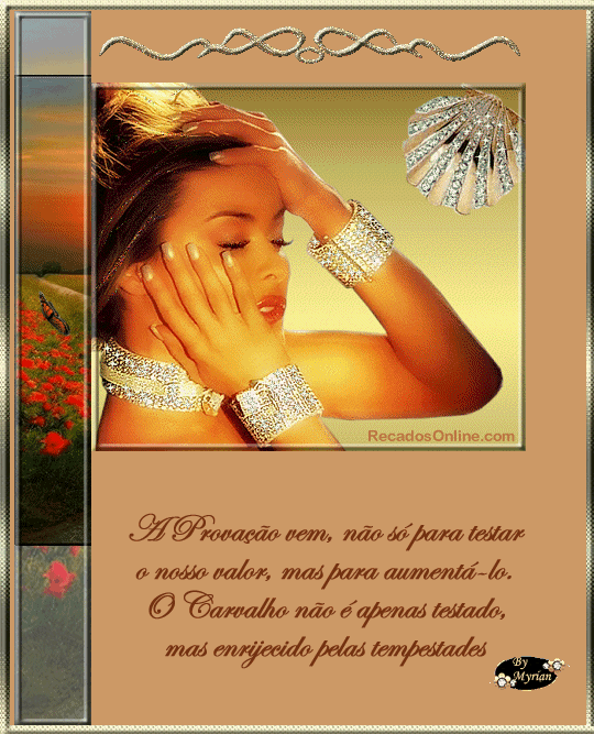 A Provação vem, não só para testar o nosso...