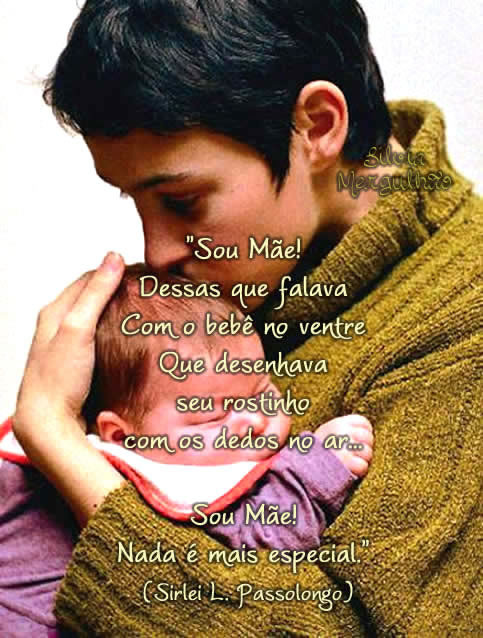Sou Mãe! Dessas que falava com o bebê no ventre, que desenhava...