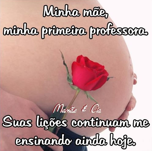Minha mãe, minha primeira professora. Suas lições...