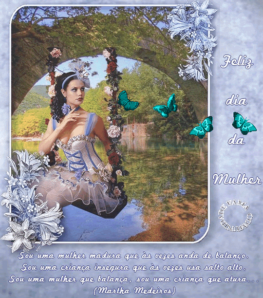 Feliz Dia da Mulher. Sou uma mulher madura que às vezes anda de...