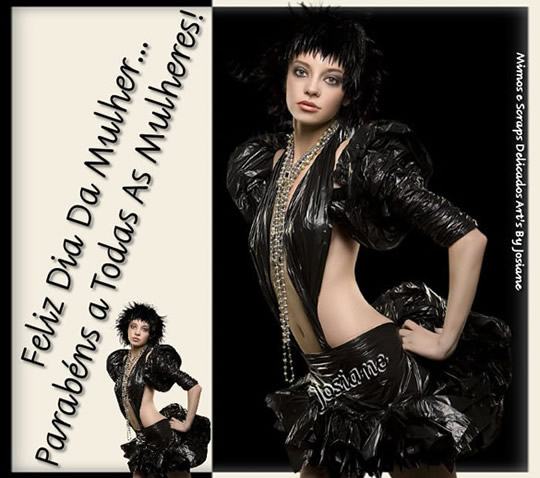 Feliz dia da mulher parabéns a todas as mulheres!