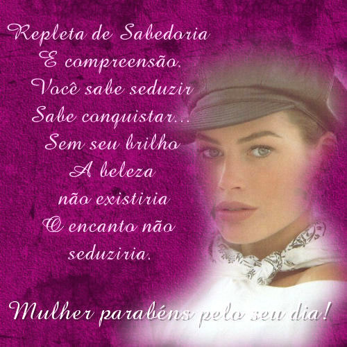 Repleta de sabedoria e compreensão. Você sabe seduzir sabe...