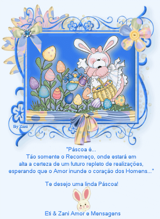 Páscoa é tão somente o recomeço, onde...