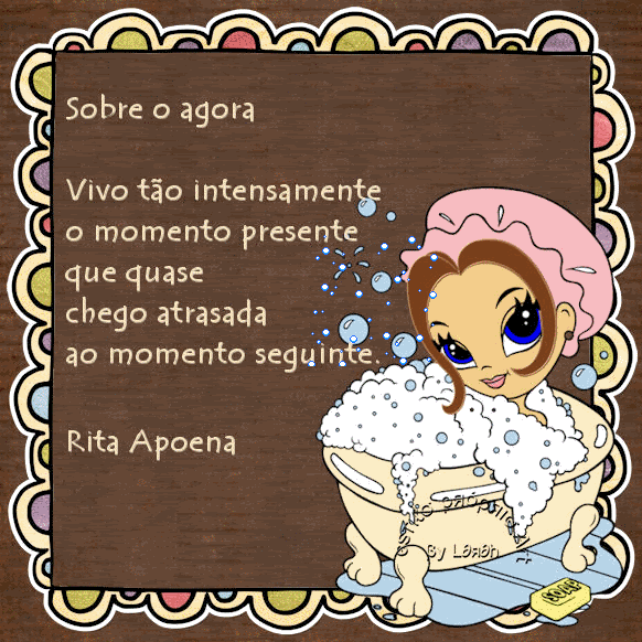 Sobre o agora Vivo tão intensamente o momento presente que quase...