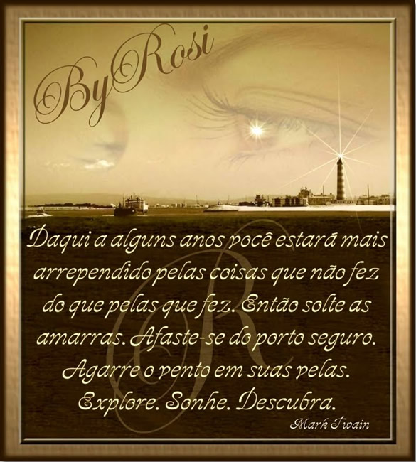 Daqui a alguns anos você estará mais arrependido pelas coisas...