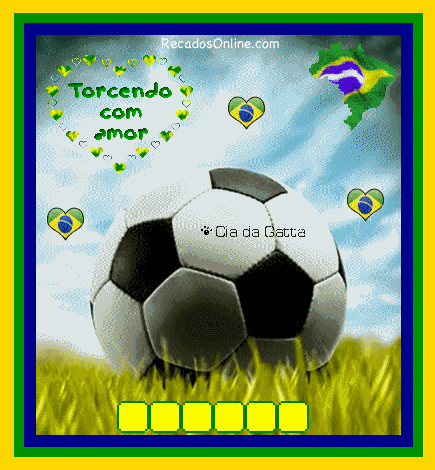 Torcendo com amor. Brasil