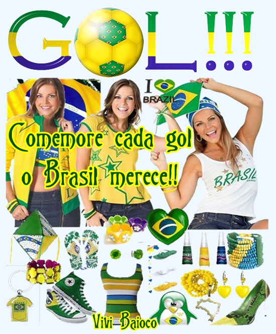 Gol! Comemore cada gol, o Brasil merece!