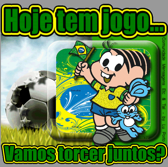 Hoje tem jogo... Vamos torcer juntos?