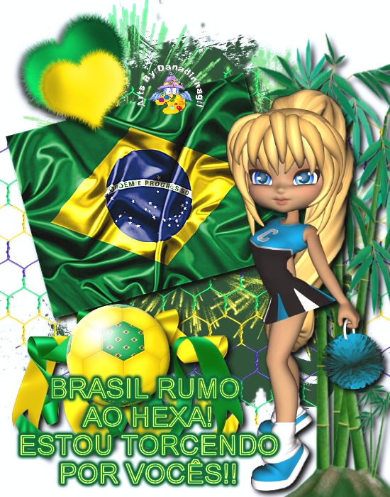 Brasil rumo ao Hexa! Estou torcendo por vocês!