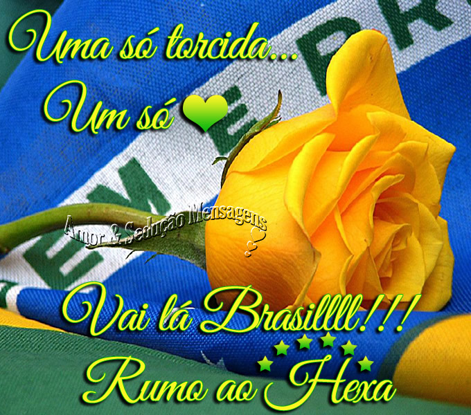 Uma só torcida... Um só coração. Vai lá...