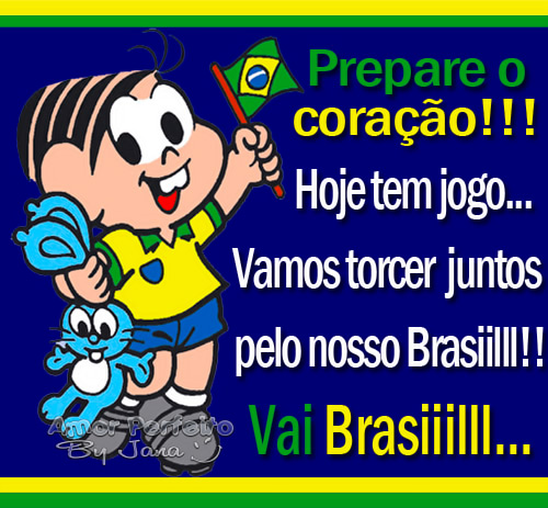 Prepare o coração!!! Hoje tem jogo... Vamos torcer juntos pelo...