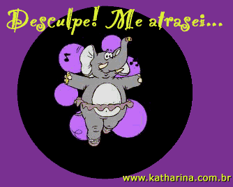 Desculpe! Me atrasei . Feliz aniversário!