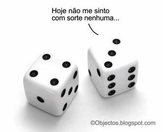 Hoje não me sinto com sorte nenhuma...