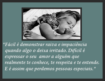 Fácil é demonstrar raiva e impaciência quando algo o...