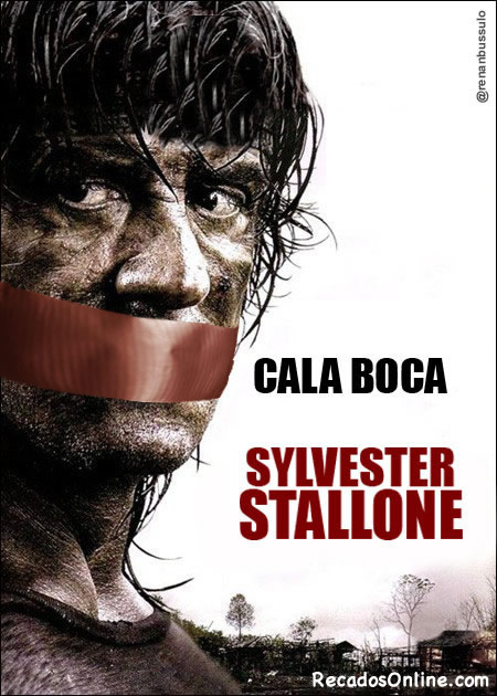 Cala a boca Sylvester Stallone