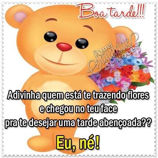 Boa Tarde!!! Adivinha quem está te trazendo flores e chegou no teu...
