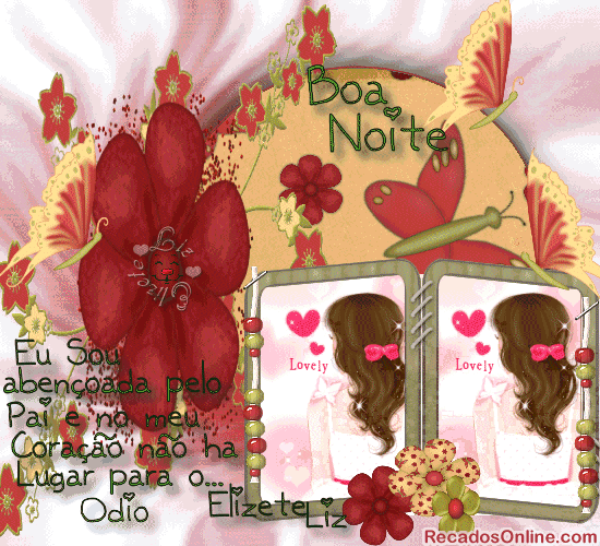 Boa Noite Eu sou abençoado pelo Pai e no meu Coração...