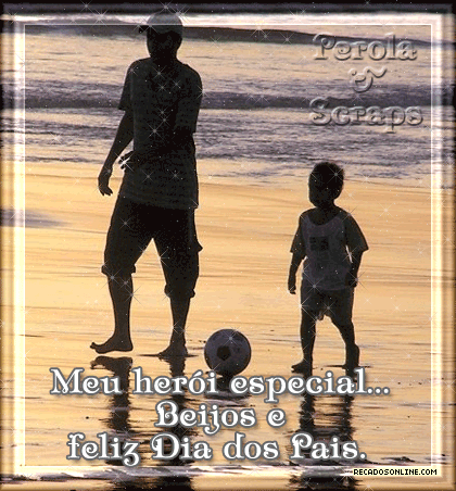 Meu herói especial... Beijos e Feliz Dia dos Pais.