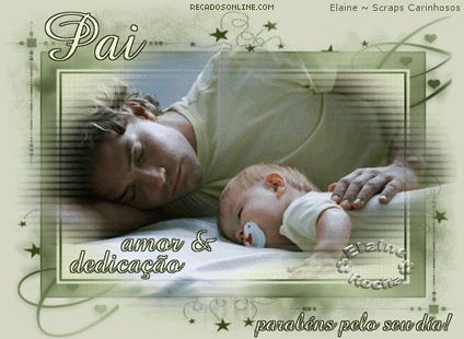Pai, amor e dedicação. Parabéns pelo seu dia!