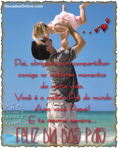 Pai, obrigado por compartilhar comigo os melhores momentos da minha vida...