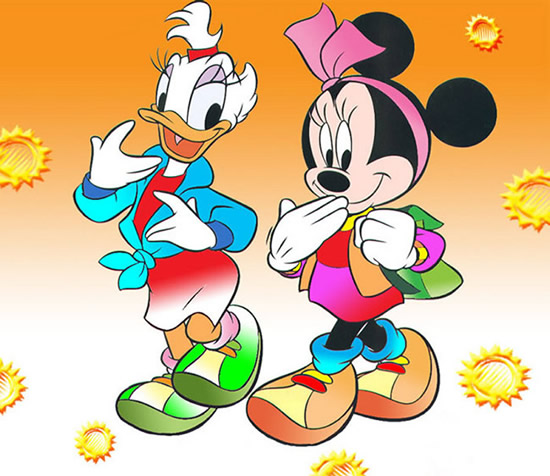 Margarida e Minnie Disney