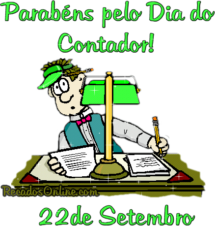 Parabéns pelo Dia do Contador! 22 de Setembro