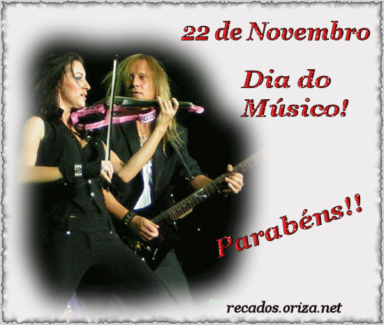 Dia do Músico - 22 de Novembro Parabéns!!