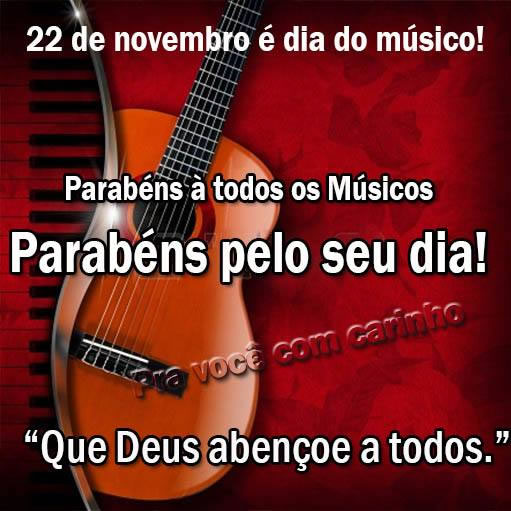 22 de Novembro é Dia do Músico! Parabéns a todos os...