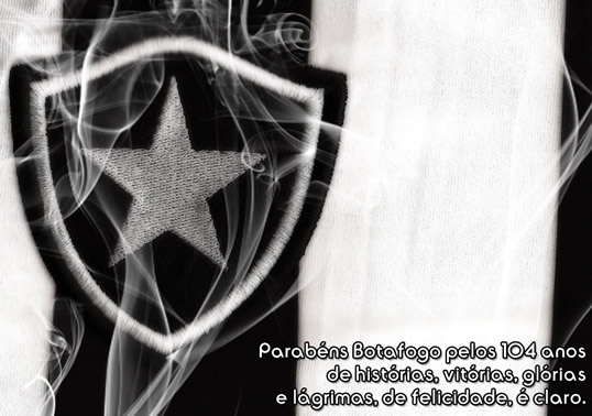 Parabéns, Botafogo, pelos 104 anos de histórias...