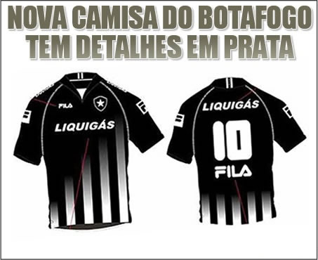 Nova Camisa do Botafogo tem detalhes em Prata