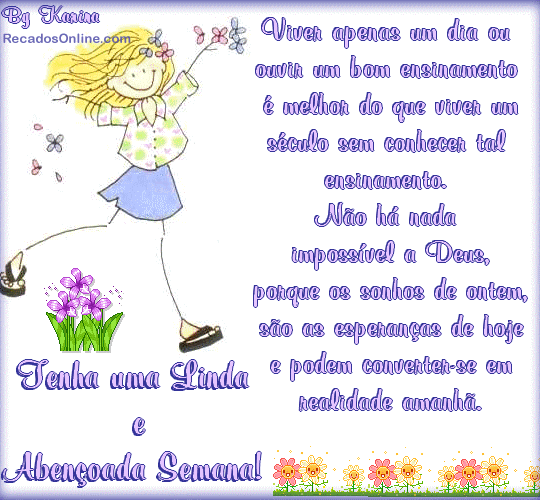 Viver apenas um dia e ouvir um bom ensinamento é melhor do que viver...