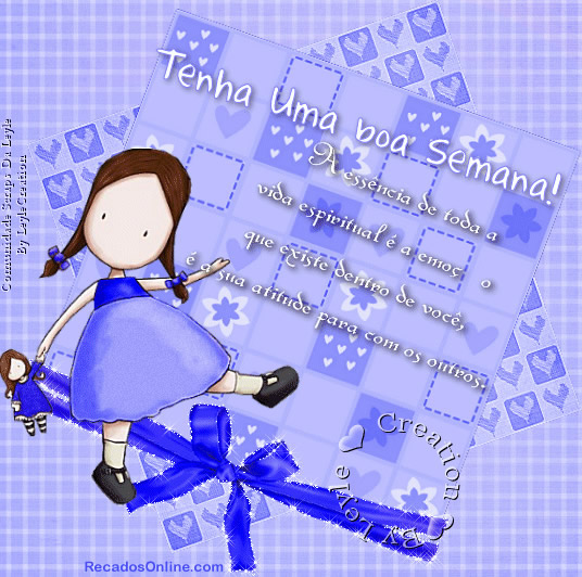 Tenha Uma boa Semana! A essência de toda a vida espiritual é a...