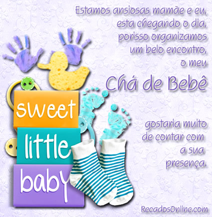 Convites Para Chá De Bebê Imagens Gifs E Mensagens Para Whatsapp