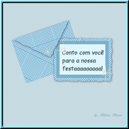 Conto com você para nossa festa!