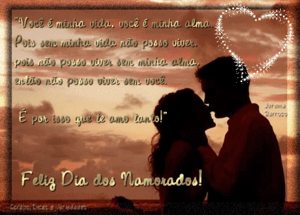 Você é minha vida, você é minha alma. Pois sem...