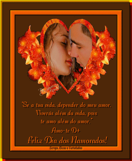 Se a tua vida depender do meu amor, viverás além da vida, pois...