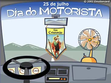 25 de Julho Dia do Motorista.