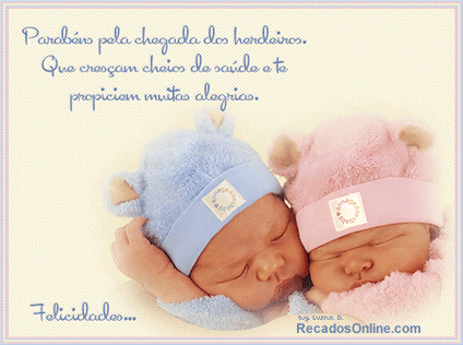 Parabéns pelos Gêmeos imagem