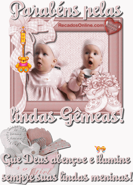 Parabéns pelos Gêmeos imagem