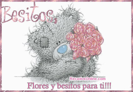 Besitos Flores y besitos para ti!!!