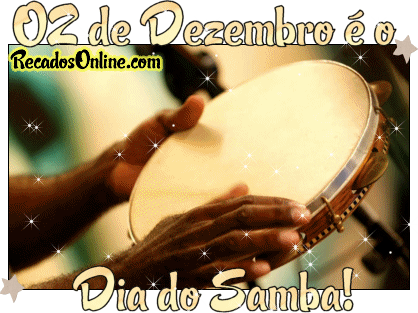 02 de Dezembro é o Dia do Samba!
