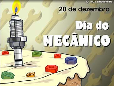 20 de Dezembro - Dia do Mecânico