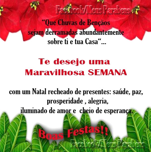 Que chuvas de Bênçãos sejam derramadas abundantemente...